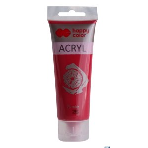 Farba akrylowa 75ml, ciemnoróżowy, Happy Color HA 7370 0075-25