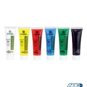 Farby akrylowe 81306 B - 6 kolorów MARIES 30ml 170-2153