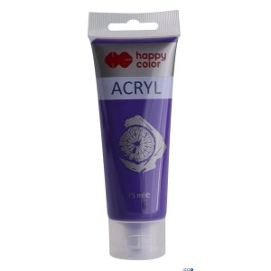 Farba akrylowa 75ml, fioletowy, Happy Color HA 7370 0075-6