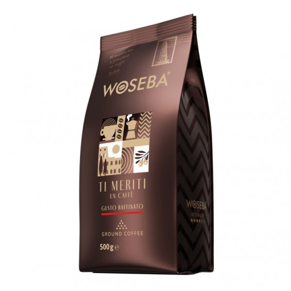 Kawa WOSEBA TI MERITI, GUSTO RAFFINATO, mielona, 500g