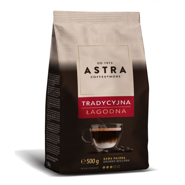 Kawa ASTRA Tradycyjna Łagodna, mielona, 500g