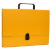 Teczka-pudełko OFFICE PRODUCTS, PP, A4 / 5cm, z rączką i zamkiem, żółta