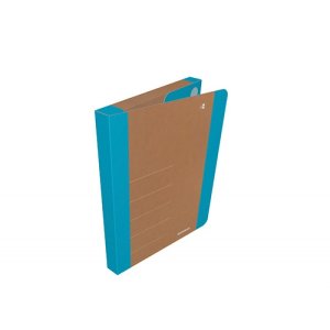 Teczka na rzepy DONAU LIFE, A4 / 3cm, niebieska