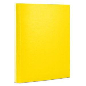 Teczka z rzepem OFFICE PRODUCTS, PP, A4 / 4cm, 3-skrz., żółta
