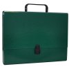 Teczka-pudełko OFFICE PRODUCTS, PP, A4 / 5cm, z rączką i zamkiem, zielona