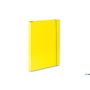 Teczka skrzydłowa z gumką CARIBIC 4cm żółta VAUPE, 339 / 28