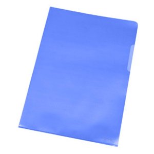 Obwoluta Q-CONNECT typu L, PP, A4, groszkowa, 120mikr., 10szt., niebieska