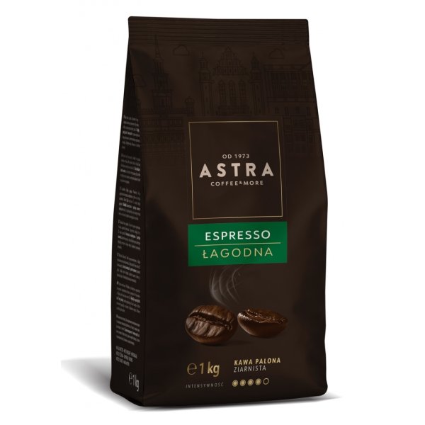 Kawa ASTRA Espresso Łagodna, ziarnista, 1kg