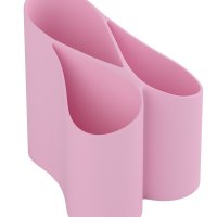 Przybornik na biurko ICO Lux, pastelowy różowy