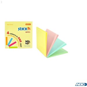 Bloczek STICKN MAGIC PAD 76x76mm pastel mix kolorów 21574