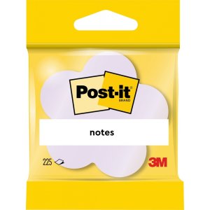 Kostka samoprzylepna POST-IT® kwiatek, 225 kart., mix kolorów