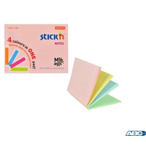 Bloczek STICKN MAGIC PAD 76x101mm pastele mix kolorów 21575