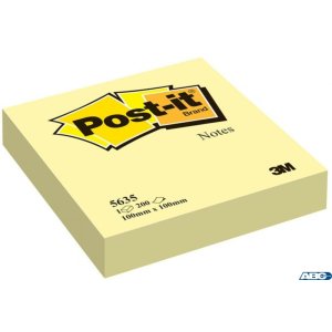 Bloczki 3M POST-IT XL 5635 100x100mm żółte 200k 70071088481