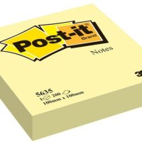 Bloczki 3M POST-IT XL 5635 100x100mm żółte 200k 70071088481