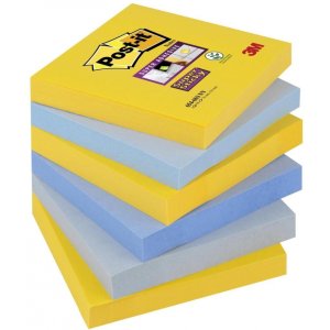 Karteczki samoprzylepne POST-IT® Super Sticky (654-6SS-NY), 76x76mm, 6x90 kart., new york