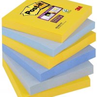 Karteczki samoprzylepne POST-IT® Super Sticky (654-6SS-NY), 76x76mm, 6x90 kart., new york