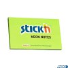 Bloczek STICKN 127x76mm zielony neon 100k 21171 STICKN