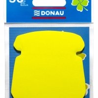 Bloczek samoprzylepny DONAU, 1x50 kart., telefon, zawieszka, żółty