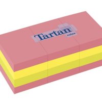 Karteczki samoprzylepne TARTAN™ (5138-N), 38x51mm, 12x100 kart., mix kolorów