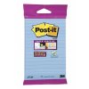 Karteczki samoprzylepne POST-IT® Super sticky, (6844-L-NB), 152x102mm, 45 kart., zawieszka, niebieskie