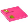Bloczek samoprzylepny Q-CONNECT Brilliant, 76x76mm, 1x80 kart., różowy