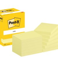 Karteczki samoprzylepne POST-IT® (657), 102x76mm, 12x100 kart., żółte