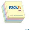 Bloczek STICKN 76x76mm 400k mix 4 kolory pastelowe 21013