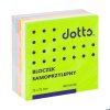 Kostka samoprzylepna DOTTS 75x75 400 kartek tęczowa (NSKT / D)