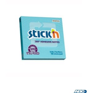 Bloczek STICKN 76x76mm 360stopni niebieski 21553