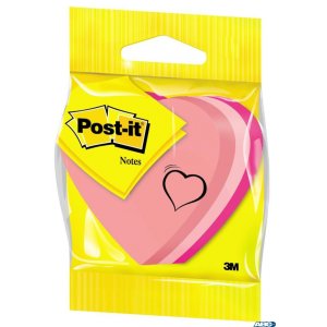 Bloczek 3M POST-IT SERCE neonowe 2007H 225k FT510076563