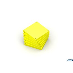 Bloczki samoprzylepne OXFORD spot notes 75x75 mm,6 x 80 kartek, żółty 400096929