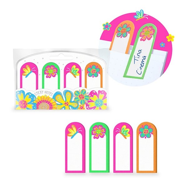 Karteczki samoprzylepne TRENDHAUS GF-6, mix kolorów