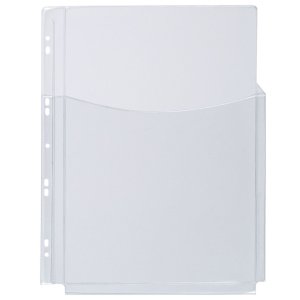 Koszulki na katalogi Q-CONNECT, PVC, 3 / 4A4, krystal, 180mikr., 5szt.