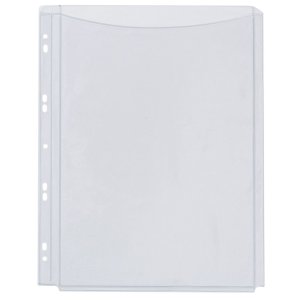 Koszulki na katalogi Q-CONNECT, PVC, A4, krystal, 180mikr., 5szt.