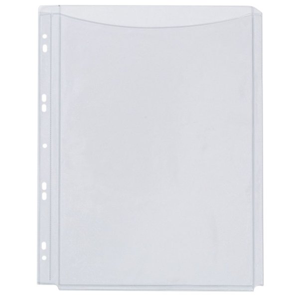 Koszulki na katalogi Q-CONNECT, PVC, A4, krystal, 180mikr., 5szt.