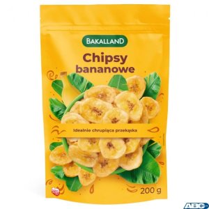 Chipsy bananowe 200g BAKALLAND