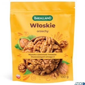 Orzechy włoskie 100g BAKALLAND