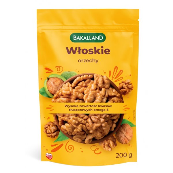 Orzechy włoskie, Bakalland, 200g