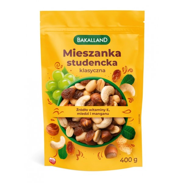 Mieszanka studencka klasyczna, Bakalland, 400g