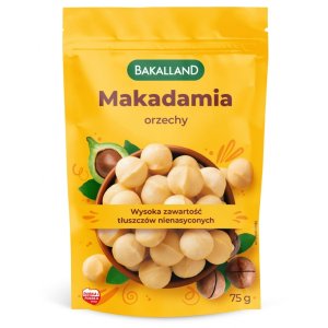 Orzechy makadamia BAKALLAND, 75g