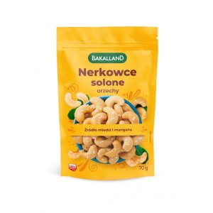 Orzechy nerkowca lekko solone, Bakalland, 70gr