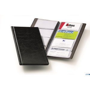 Wizytownik, album na 96 wizytówek, PCV 2380-01 czarny DURABLE