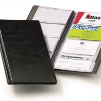 Wizytownik, album na 96 wizytówek, PCV 2380-01 czarny DURABLE