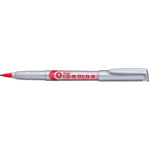 Marker do opisywania płyt CD czerwony NMS51-B PENTEL