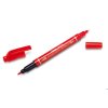 Foliopis dwustronny N75W / B czerwony PENTEL N75W-B