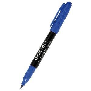 Marker do płyt CD / DVD Q-CONNECT, 1mm (linia), niebieski