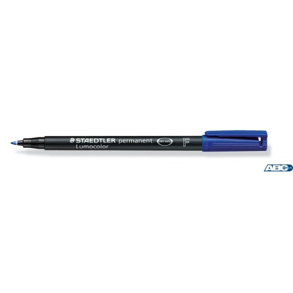 Foliopis Lumocolor, F, wodoodporny, niebieski, Staedtler S 318-3
