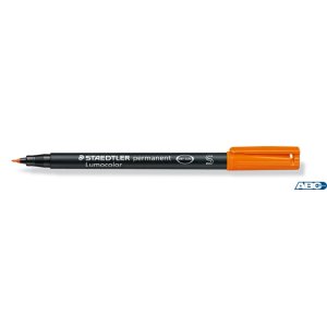 Foliopis Lumocolor, S, wodoodporny, pomarańczowy, Staedtler S 313-4