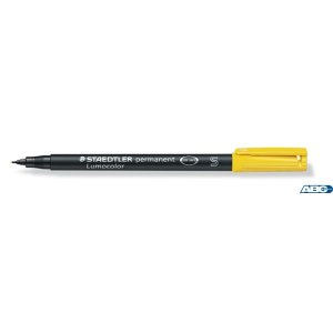 Foliopis Lumocolor, S, wodoodporny, żółty, Staedtler S 313-1