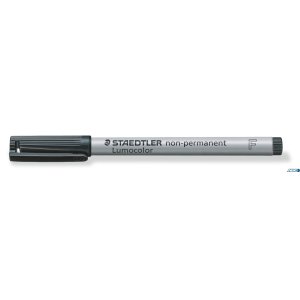 Foliopis Lumocolor, F, zmywalny, czarny, Staedtler S 316-9